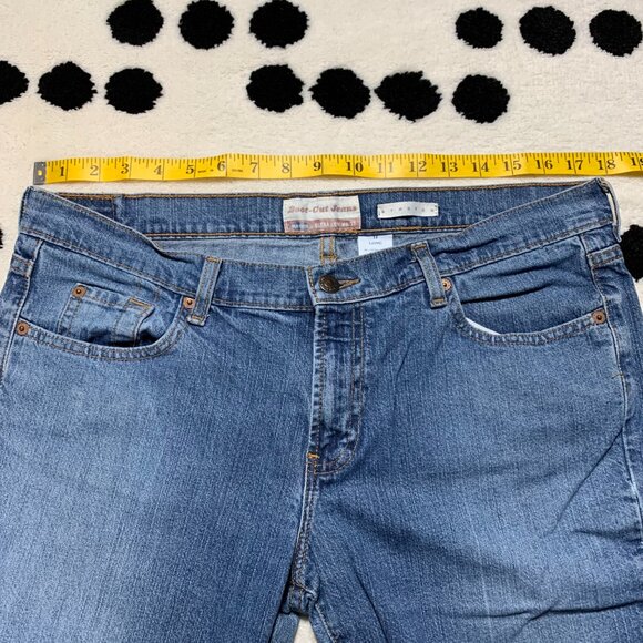 Vintage Y2K Old Navy Boot Cut Jeans Ultra Low Waist Faded Light Wash Denim - Picture 8 of 13